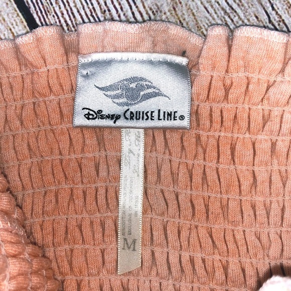 Disney Cast Away Cay Pink and Orange Ombre Terrycloth Swim Coverup Dress Size M - Picture 2 of 9